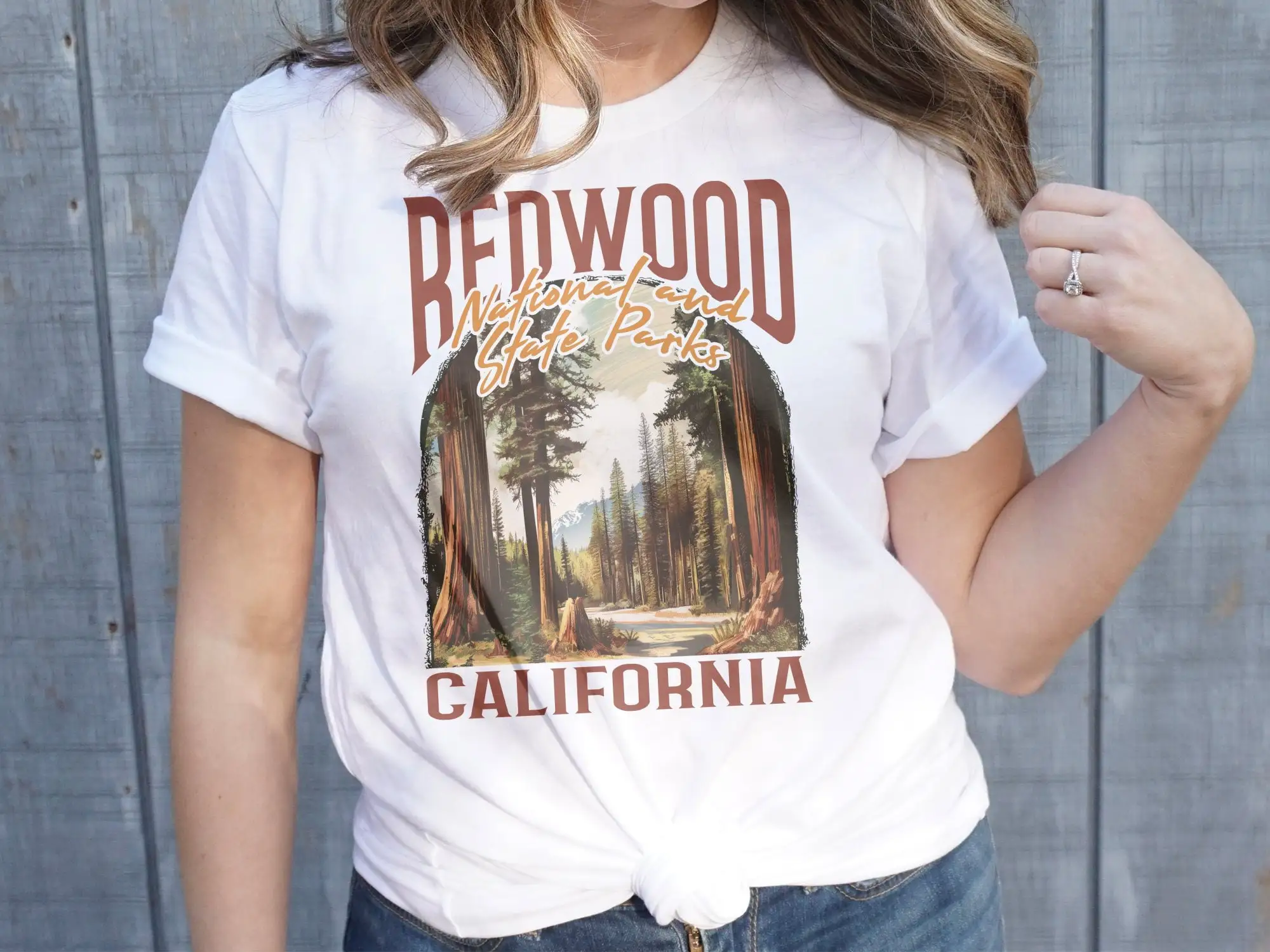 Outdoor Adventure Wear - T-shirt des parcs nationaux et étatiques