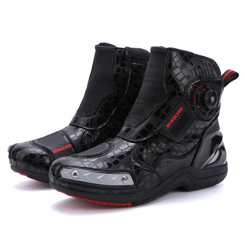 Outdoor Adventure Wear - Bottes de moto tout-terrain pour hommes,