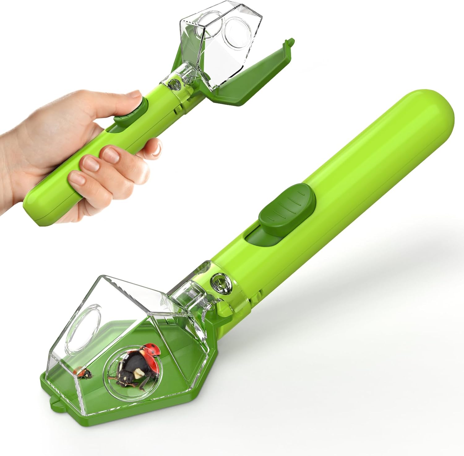 Outdoor Adventure Learning - Attrape-insectes portable avec loupe 6X, outil