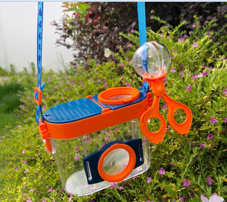 Outdoor Adventure Learning - Boîte d'observation d'insectes pour enfants, loupe
