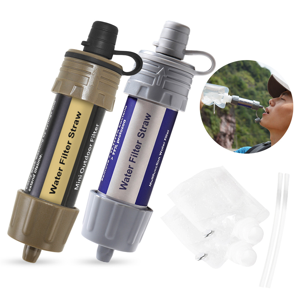 Water Filter Straw - Filtre à eau d'extérieur avec paille,