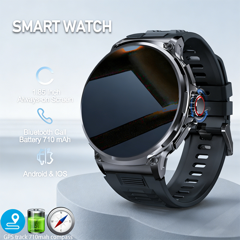 Outdoor Adventure Watches - Montre connectée pour homme 710mAh, montre