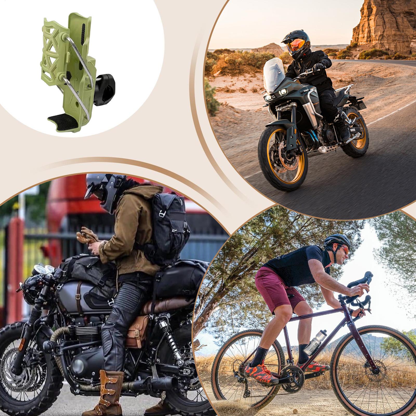 Outdoor Adventure Races - Porte-boissons réglable pour moto, porte-bouteille d'eau