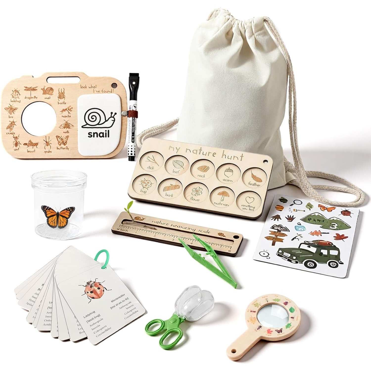 Outdoor Adventure Learning - Kit de capture d'insectes pour enfants