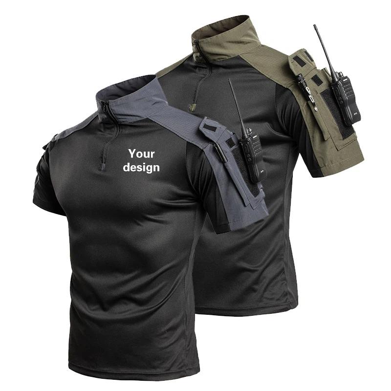 Outdoor Adventure Wear - T-shirt tactique d'extérieur à séchage rapide,