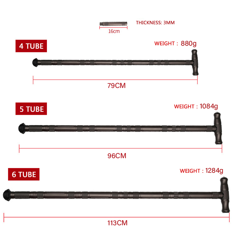 Bâton de randonnée pliable ext - Trekking Pole Carbon avis et prix