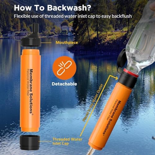 Filtre à eau Pro 6L Camo Gravi - Water Filter Straw avis et prix