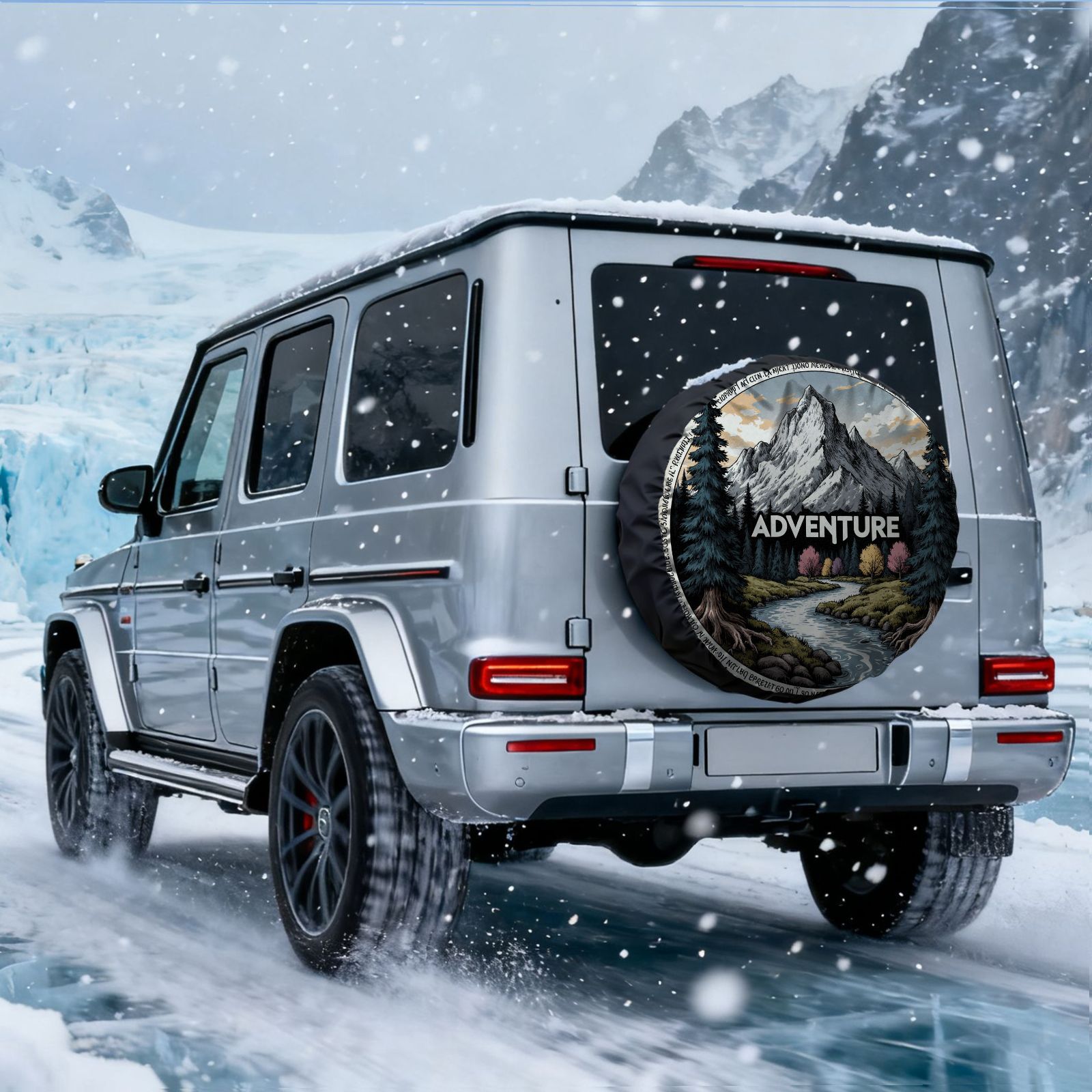 Housse de pneu vintage à impri - Outdoor Adventure Wear avis et prix