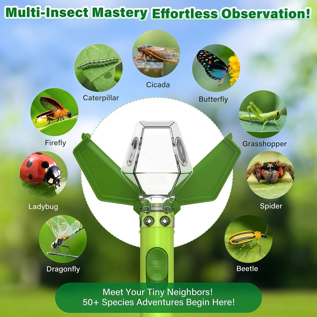 Attrape-insectes portable avec - Outdoor Adventure Learning avis et prix