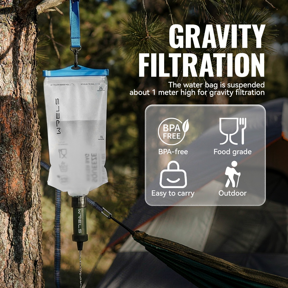 Paille filtrante à eau personn - Water Filter Straw avis et prix