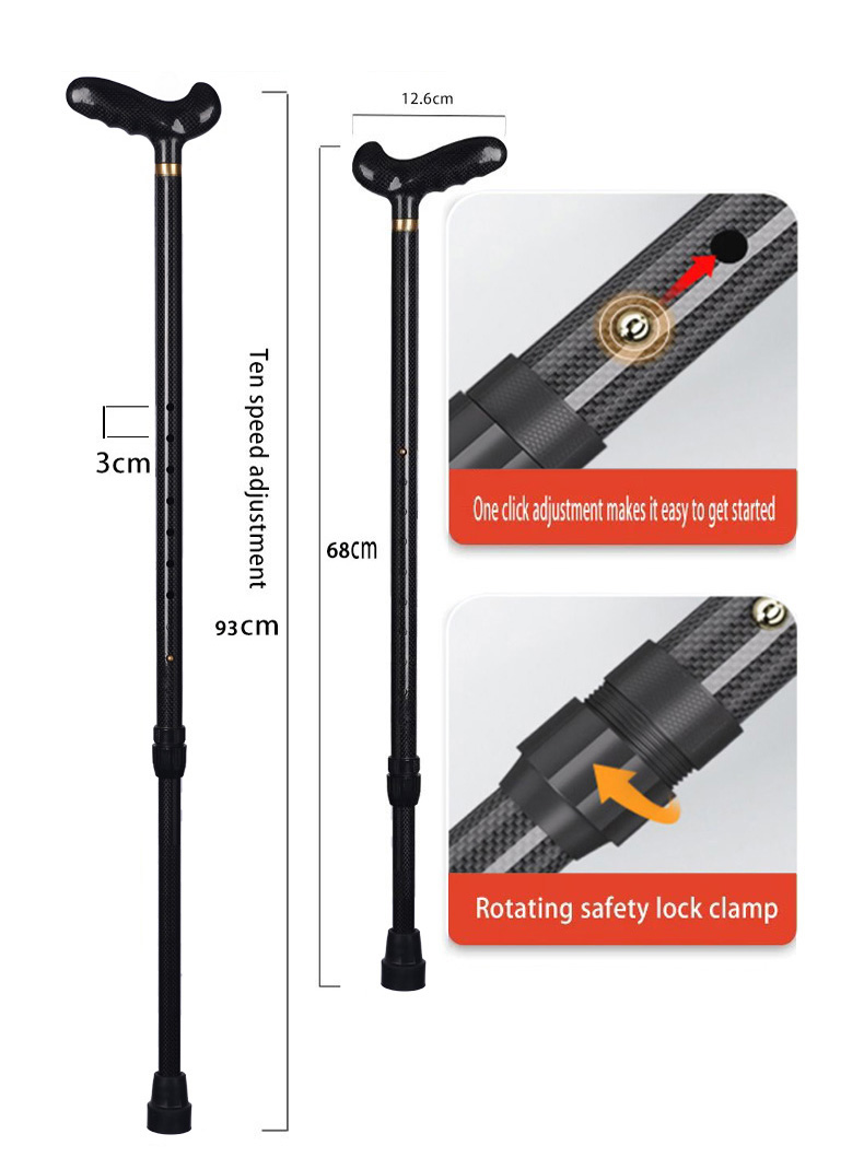 Bâton de marche rétractable en - Trekking Pole Carbon avis et prix