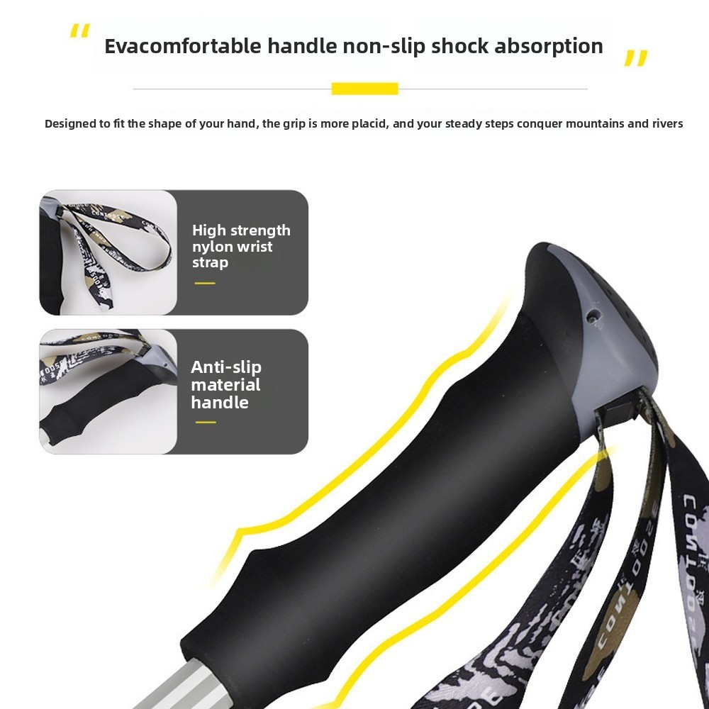 Bâton de randonnée télescopiqu - Trekking Pole Carbon avis et prix