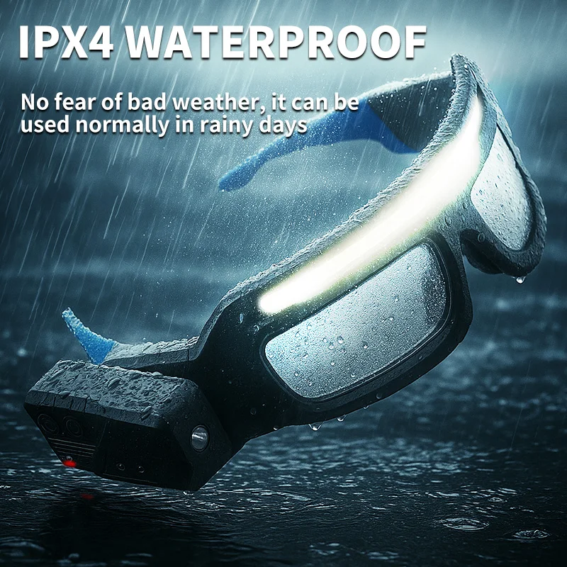 Lampe frontale LED COB, lumièr - Headlamp Waterproof Rechargeable avis et prix