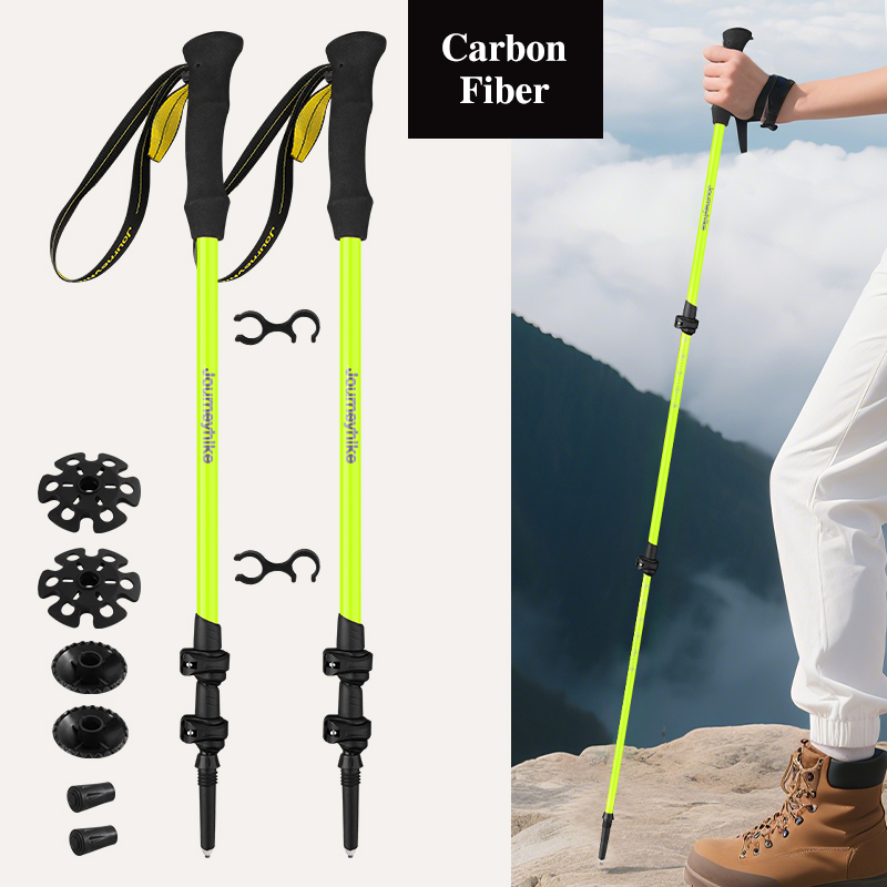 Bâtons de randonnée en fibre d - Trekking Pole Carbon avis et prix
