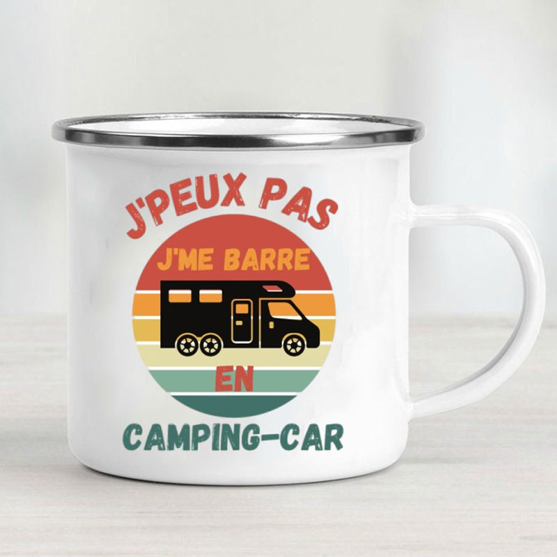 Mug en émail pour camping-car, - Outdoor Adventure Gifts avis et prix