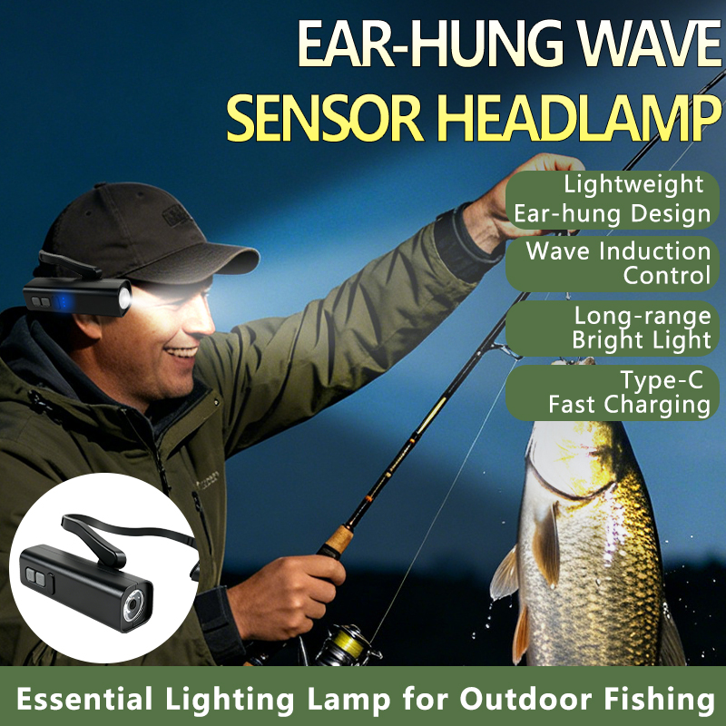 Lampe frontale à clip d'oreill - Headlamp Waterproof Rechargeable avis et prix