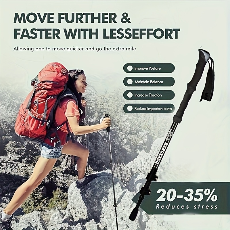 Bâtons de randonnée en fibre d - Trekking Pole Carbon avis et prix