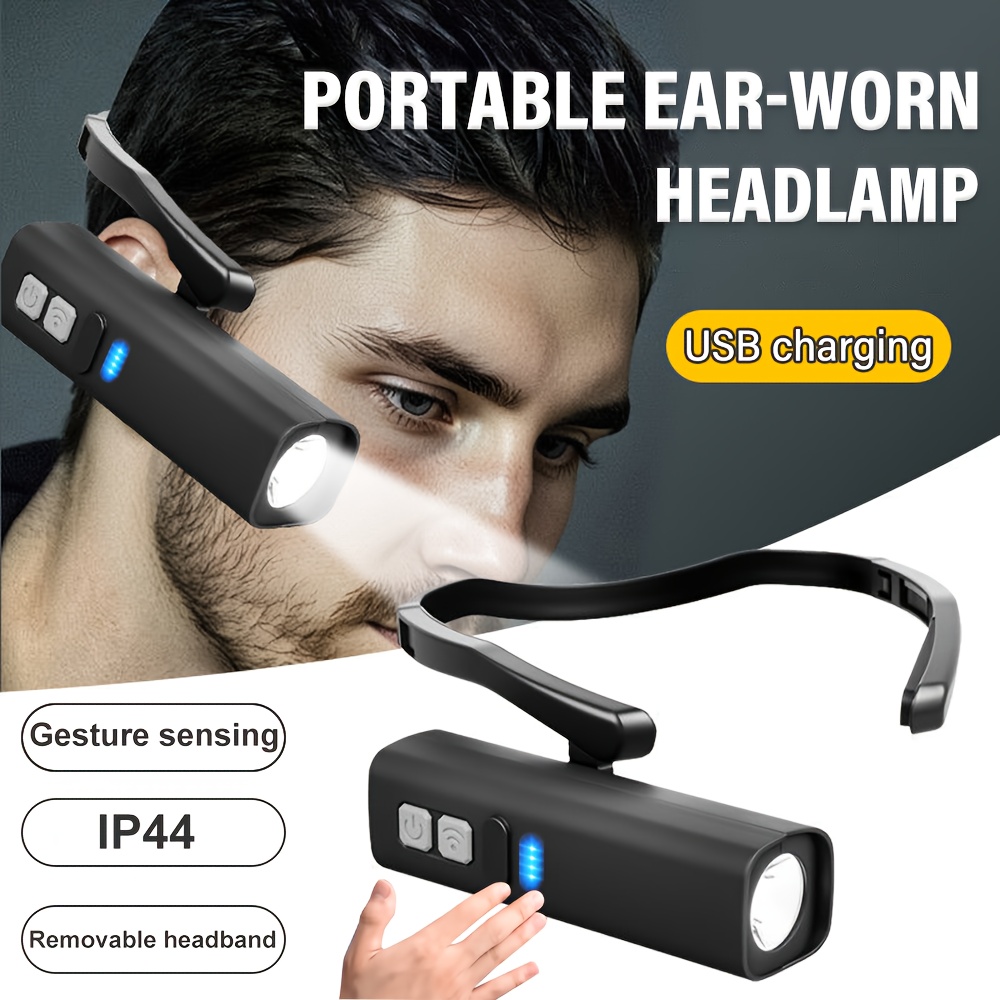 Lampe frontale à clip d'oreill - Headlamp Waterproof Rechargeable avis et prix